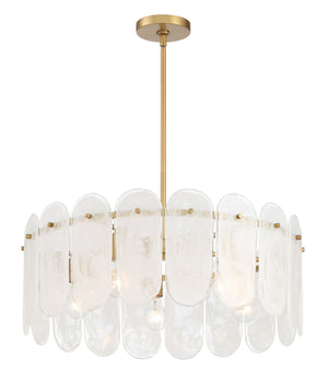Minka-Lavery - 2595-732 - Five Light Pendant - Oldmill - Legacy Brass
