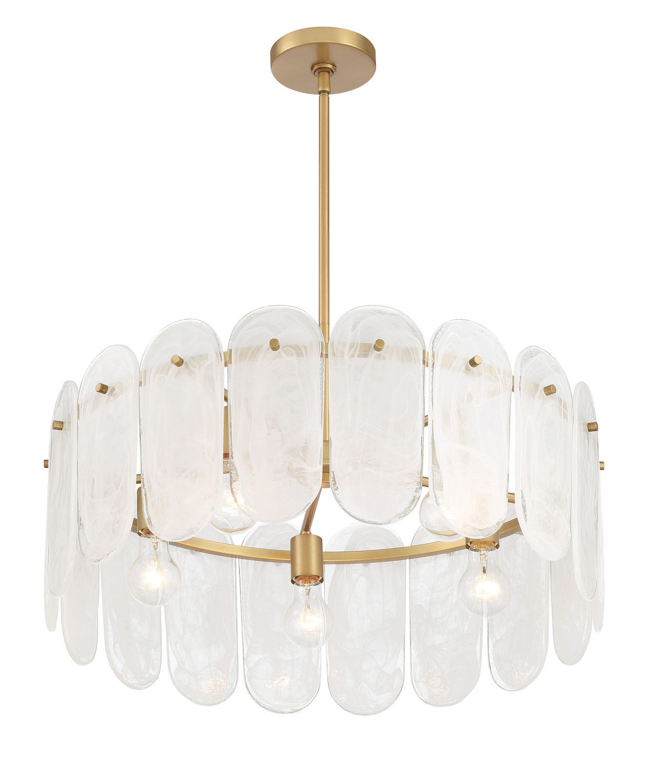 Minka-Lavery - 2595-732 - Five Light Pendant - Oldmill - Legacy Brass
