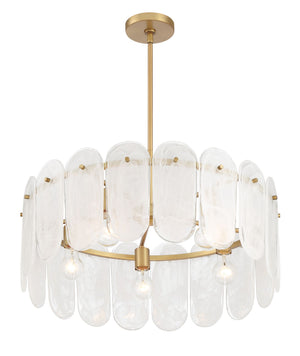 Minka-Lavery - 2595-732 - Five Light Pendant - Oldmill - Legacy Brass