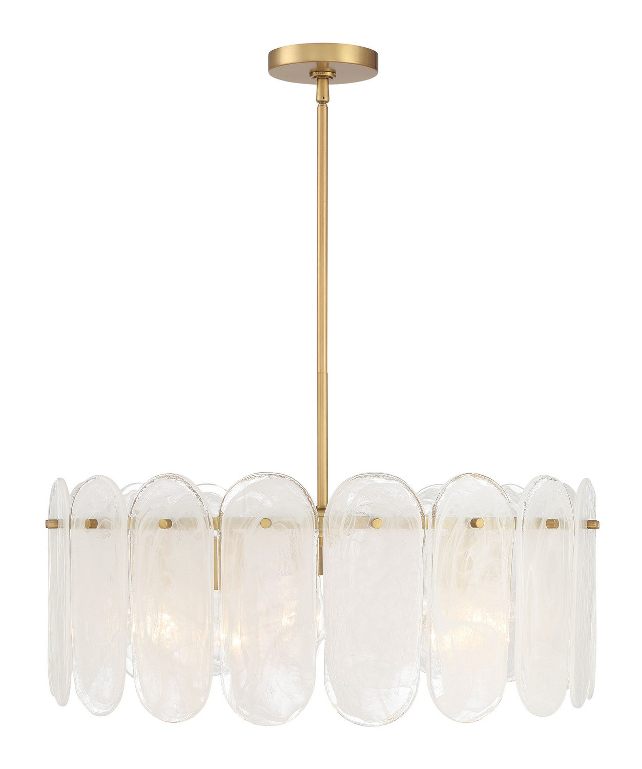 Minka-Lavery - 2595-732 - Five Light Pendant - Oldmill - Legacy Brass
