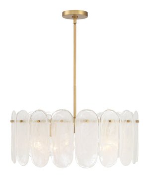 Minka-Lavery - 2595-732 - Five Light Pendant - Oldmill - Legacy Brass