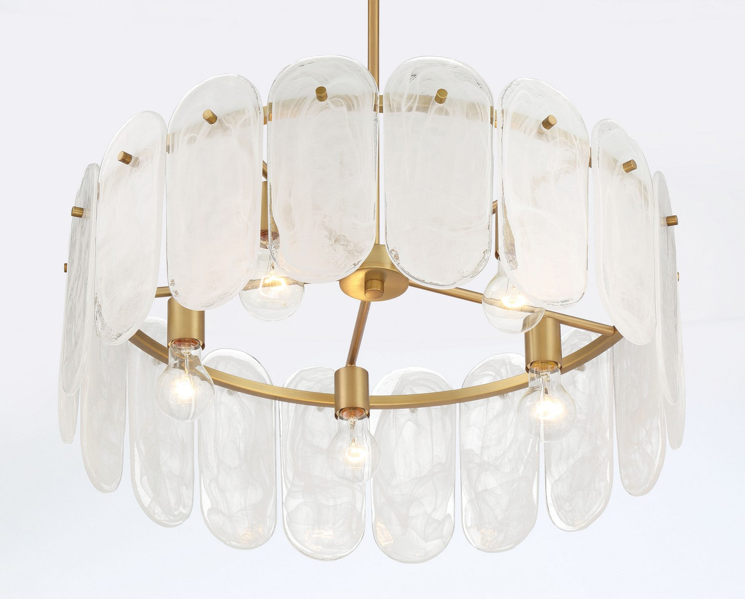 Minka-Lavery - 2595-732 - Five Light Pendant - Oldmill - Legacy Brass