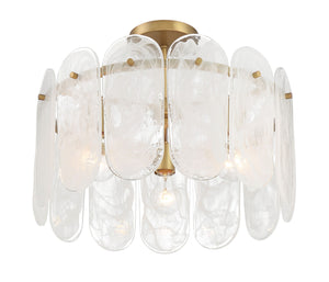 Minka-Lavery - 2596-732 - Three Light Semi Flush Mount - Oldmill - Legacy Brass