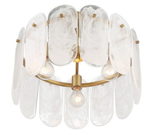 Minka-Lavery - 2596-732 - Three Light Semi Flush Mount - Oldmill - Legacy Brass