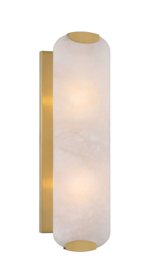 Minka-Lavery - 2602-732 - Two Light Wall Sconce - Glowstone - Legacy Brass