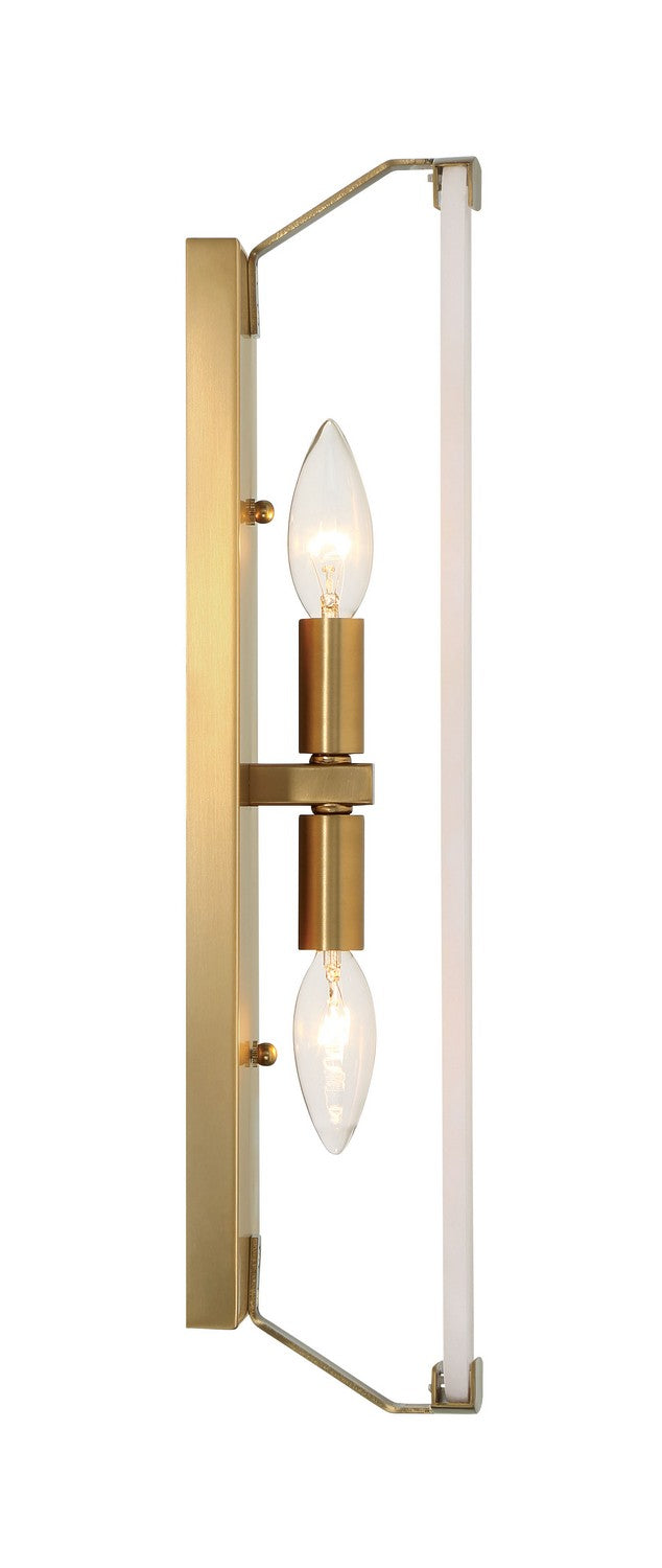 Minka-Lavery - 2602-732 - Two Light Wall Sconce - Glowstone - Legacy Brass