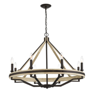 Minka-Lavery - 2628-860 - Eight Light Chandelier - Sonoma - Dark Bronze