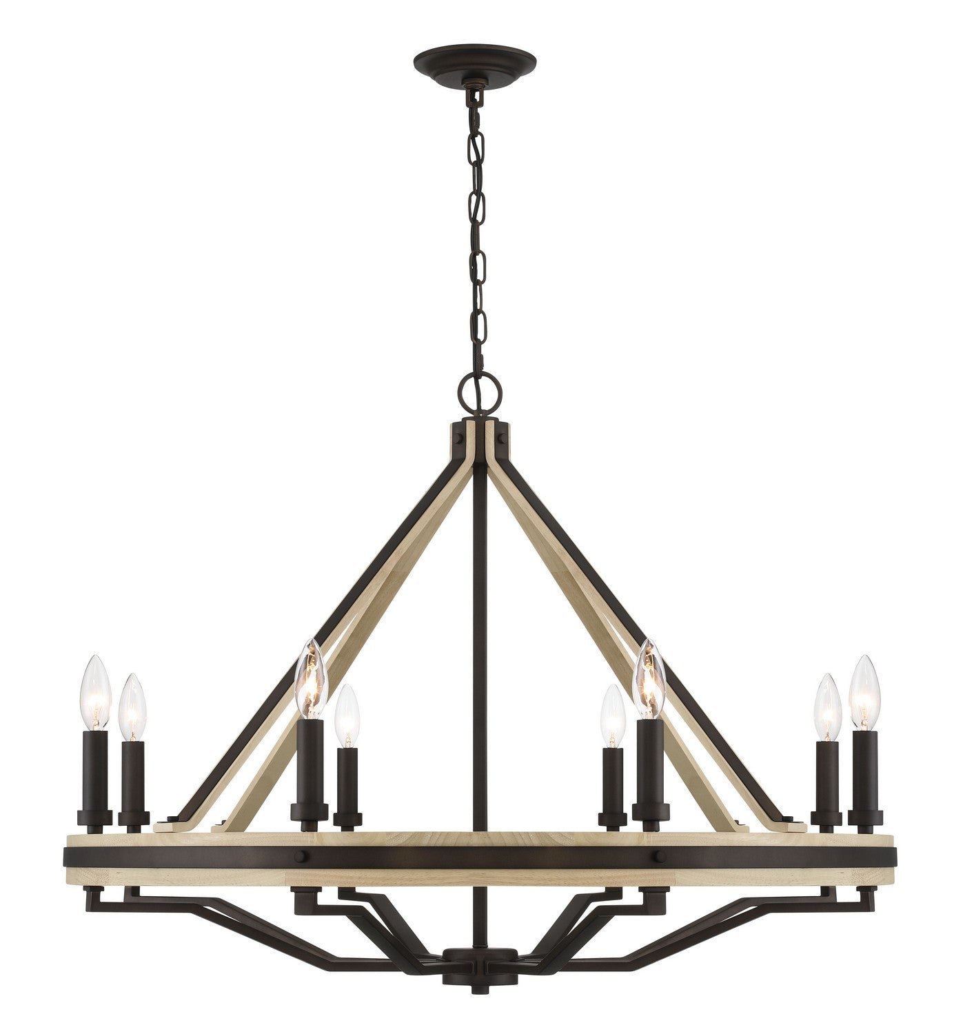Minka-Lavery - 2628-860 - Eight Light Chandelier - Sonoma - Dark Bronze