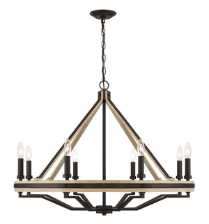 Minka-Lavery - 2628-860 - Eight Light Chandelier - Sonoma - Dark Bronze