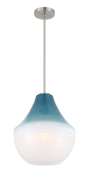 Minka-Lavery - 292-84 - One Light Pendant - Pacific - Brushed Nickel