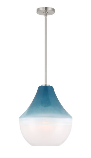 Minka-Lavery - 292-84 - One Light Pendant - Pacific - Brushed Nickel