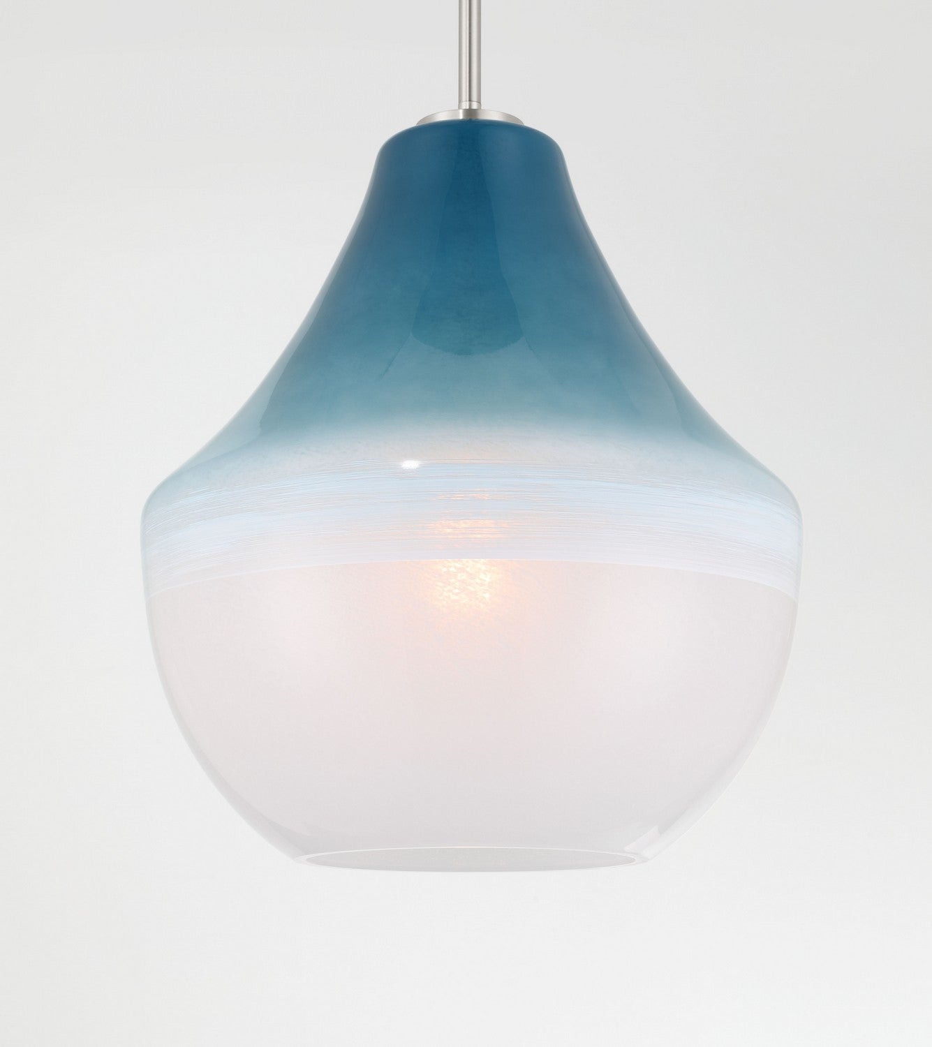 Minka-Lavery - 292-84 - One Light Pendant - Pacific - Brushed Nickel