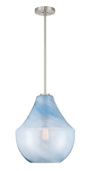 Minka-Lavery - 293-84 - One Light Pendant - Pacific - Brushed Nickel