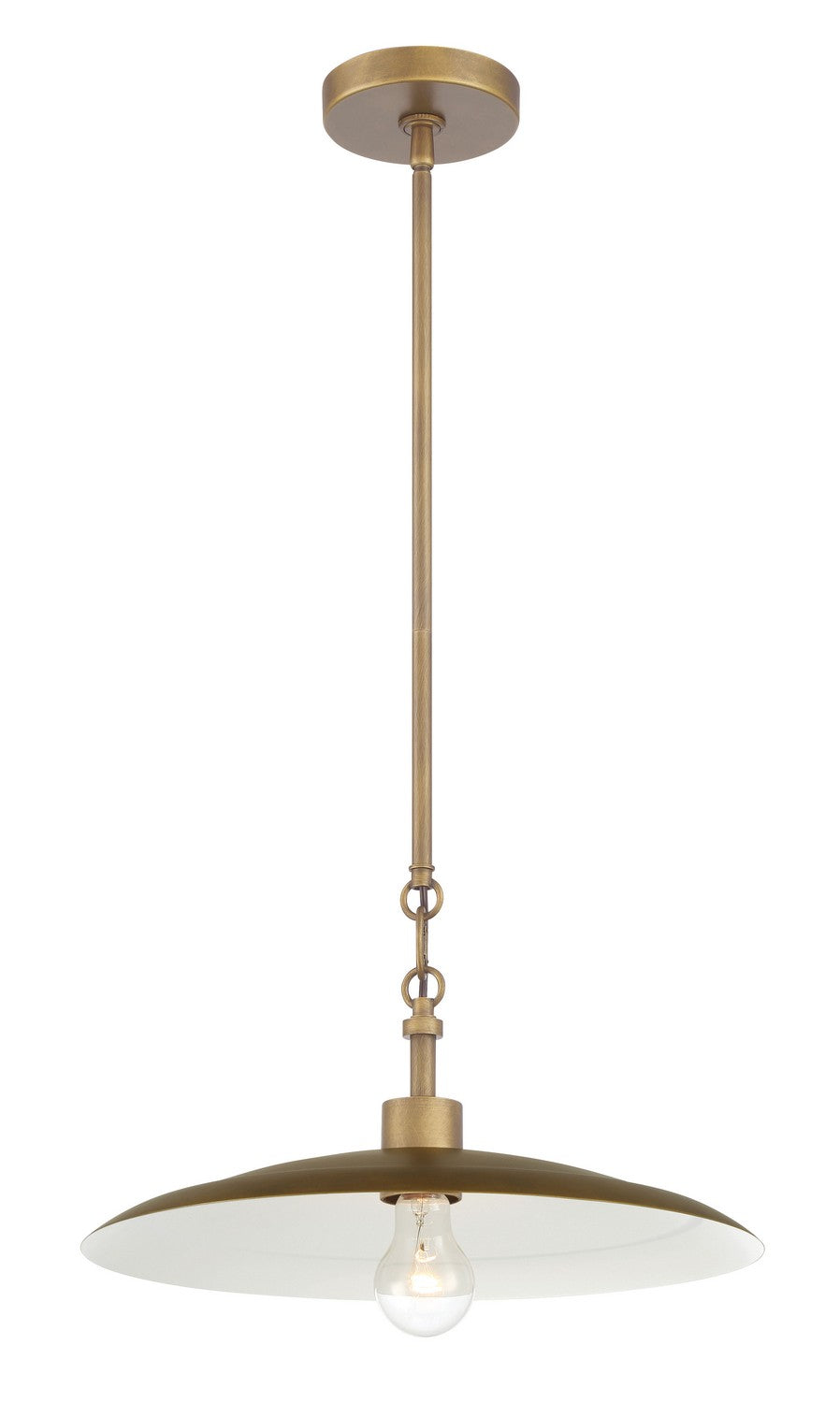 Minka-Lavery - 296-741 - One Light Pendant - York - Natural Brass