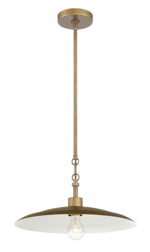 Minka-Lavery - 296-741 - One Light Pendant - York - Natural Brass