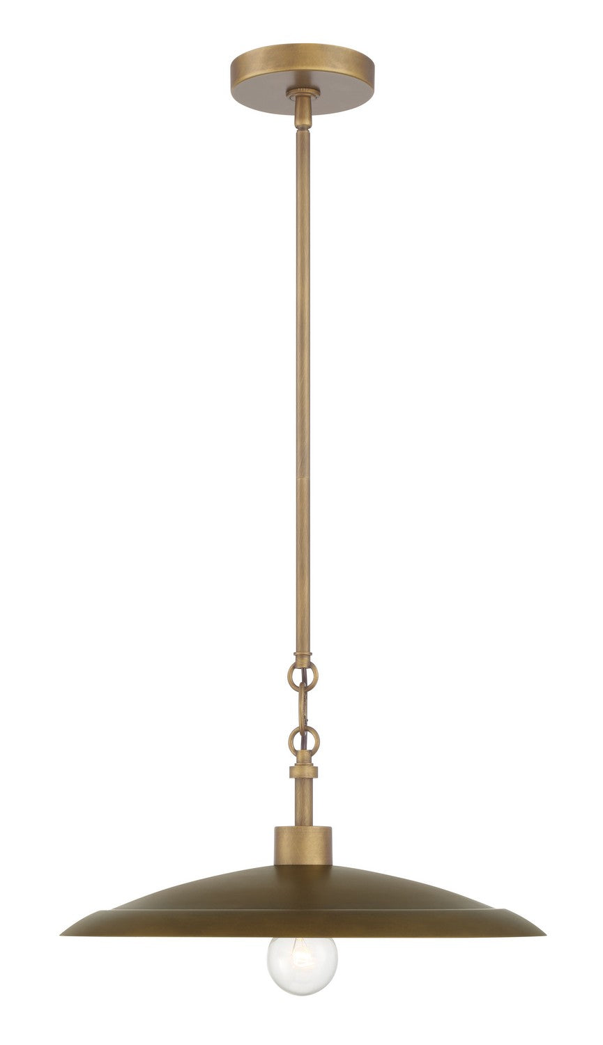 Minka-Lavery - 296-741 - One Light Pendant - York - Natural Brass