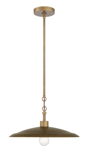 Minka-Lavery - 296-741 - One Light Pendant - York - Natural Brass