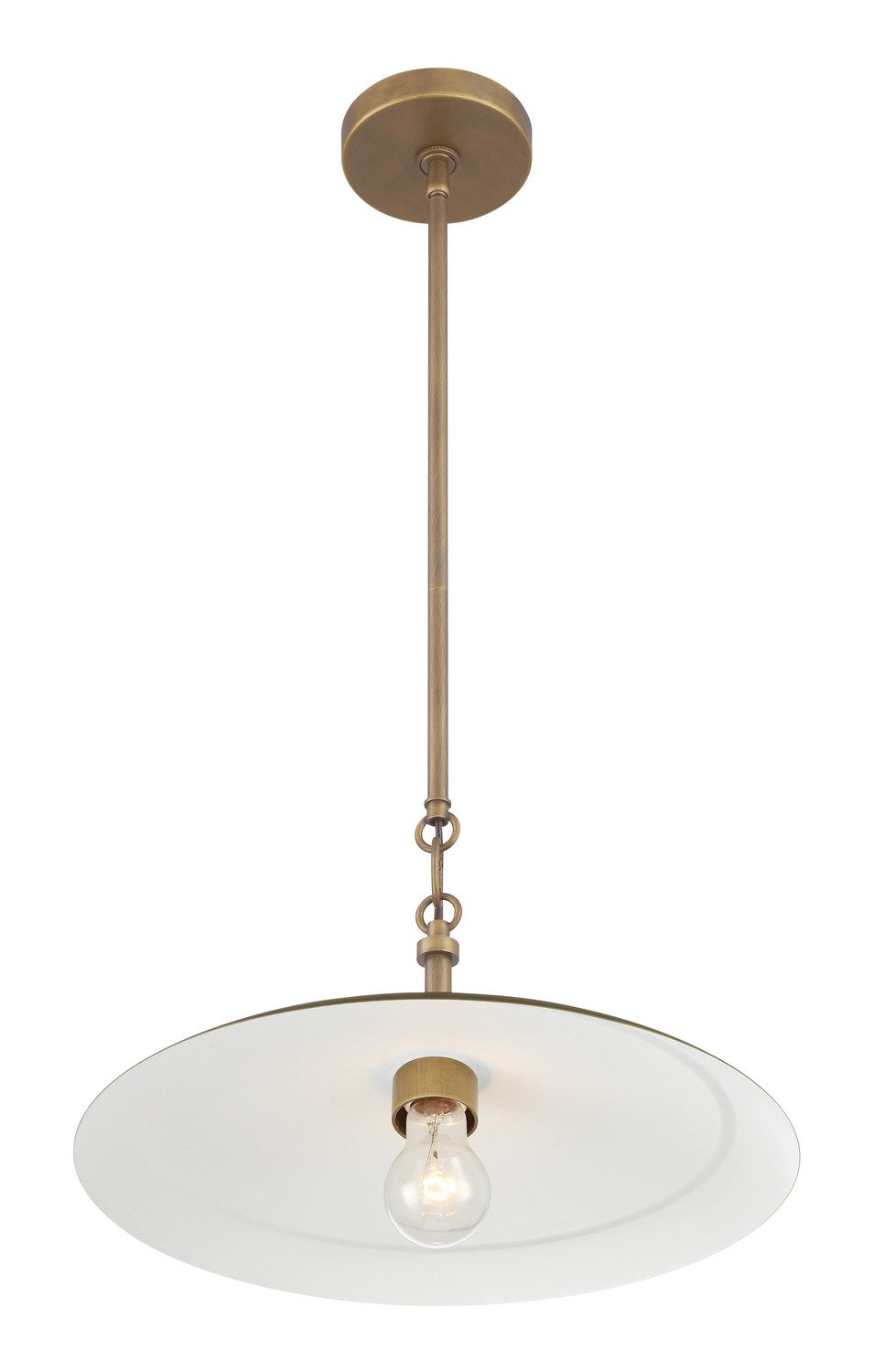 Minka-Lavery - 296-741 - One Light Pendant - York - Natural Brass