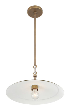 Minka-Lavery - 296-741 - One Light Pendant - York - Natural Brass