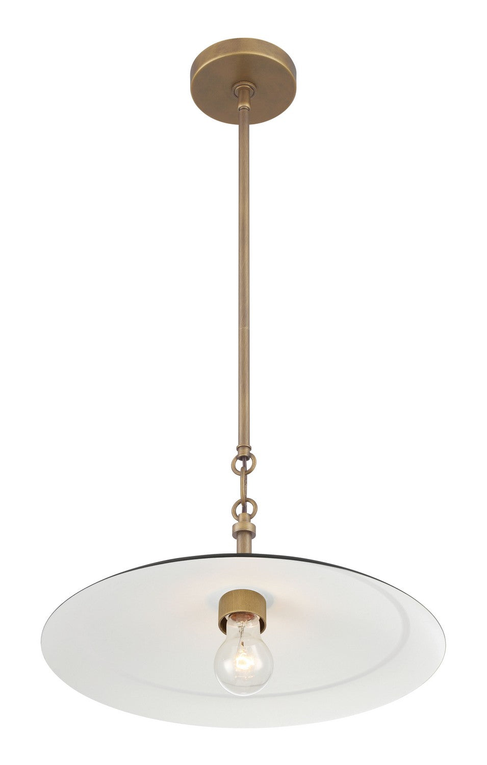 Minka-Lavery - 296-858 - One Light Pendant - York - Dark Matte Black