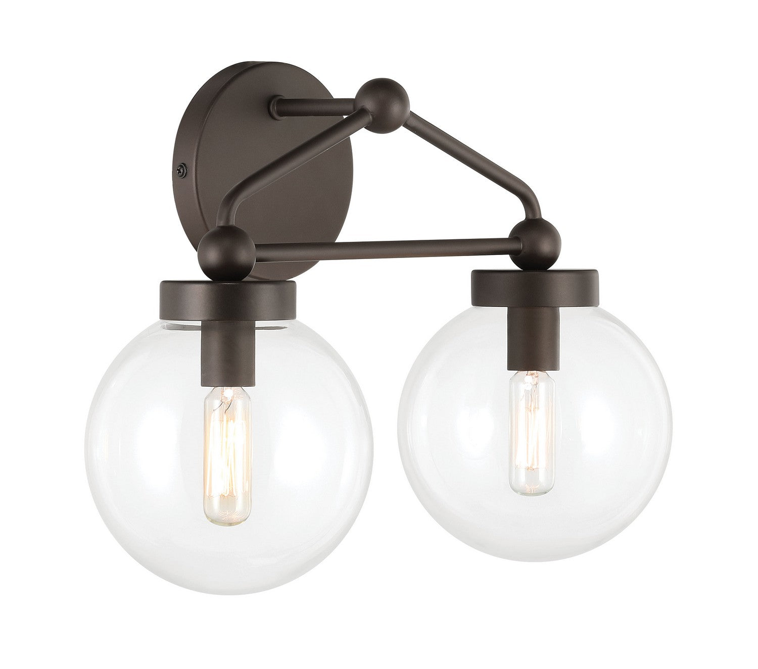 Minka-Lavery - 2972-860 - Two Light Vanity - Stella - Dark Bronze