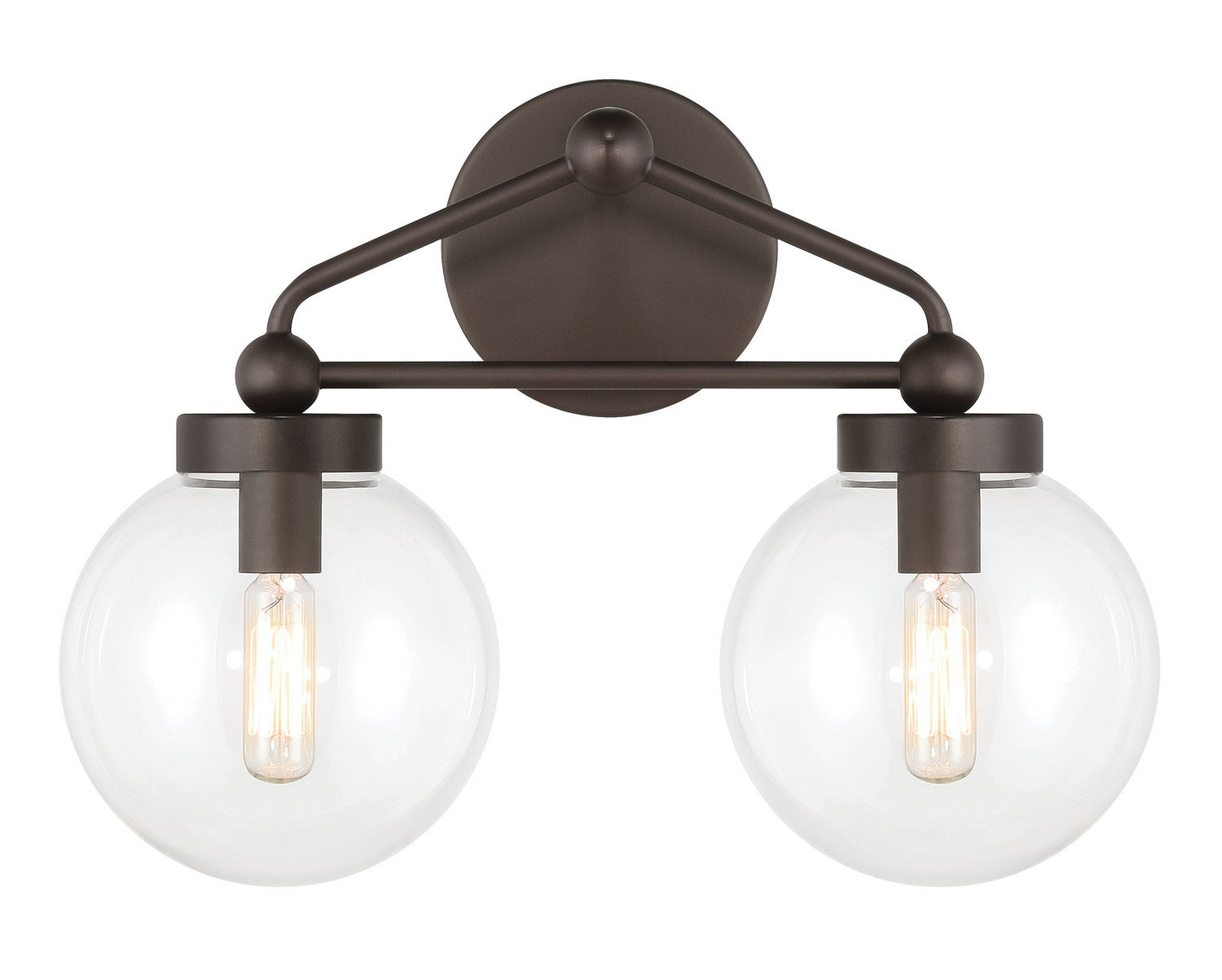 Minka-Lavery - 2972-860 - Two Light Vanity - Stella - Dark Bronze