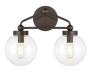 Minka-Lavery - 2972-860 - Two Light Vanity - Stella - Dark Bronze