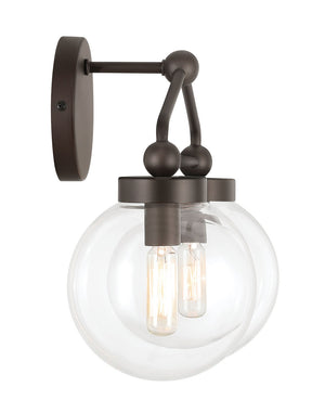 Minka-Lavery - 2972-860 - Two Light Vanity - Stella - Dark Bronze