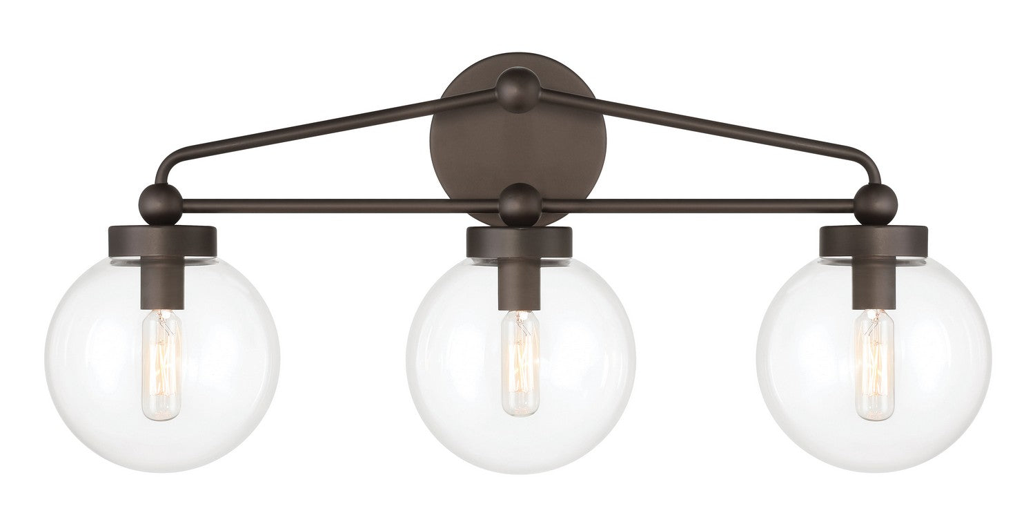 Minka-Lavery - 2973-860 - Three Light Vanity - Stella - Dark Bronze