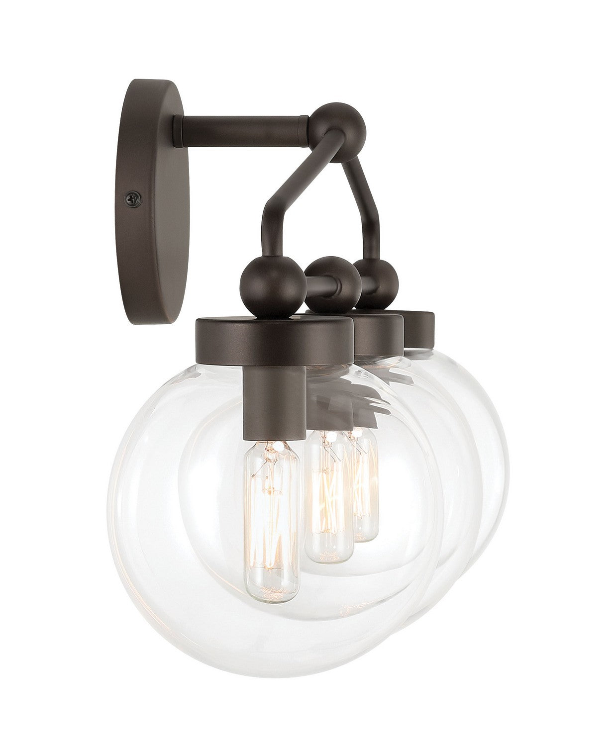 Minka-Lavery - 2973-860 - Three Light Vanity - Stella - Dark Bronze