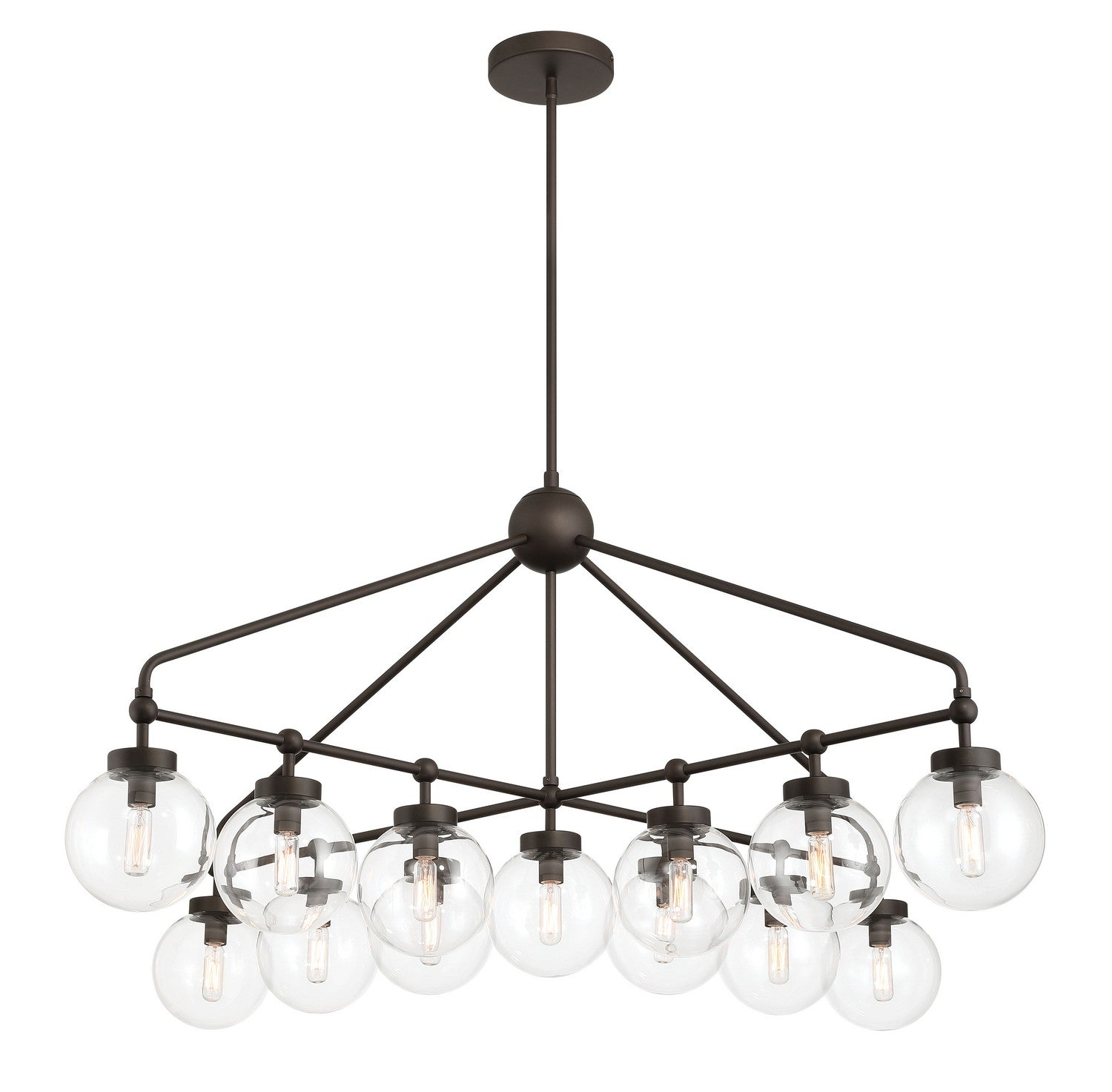 Minka-Lavery - 2975-860 - 13 Light Chandelier - Stella - Dark Bronze