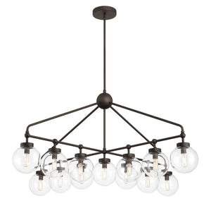 Minka-Lavery - 2975-860 - 13 Light Chandelier - Stella - Dark Bronze