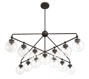 Minka-Lavery - 2975-860 - 13 Light Chandelier - Stella - Dark Bronze