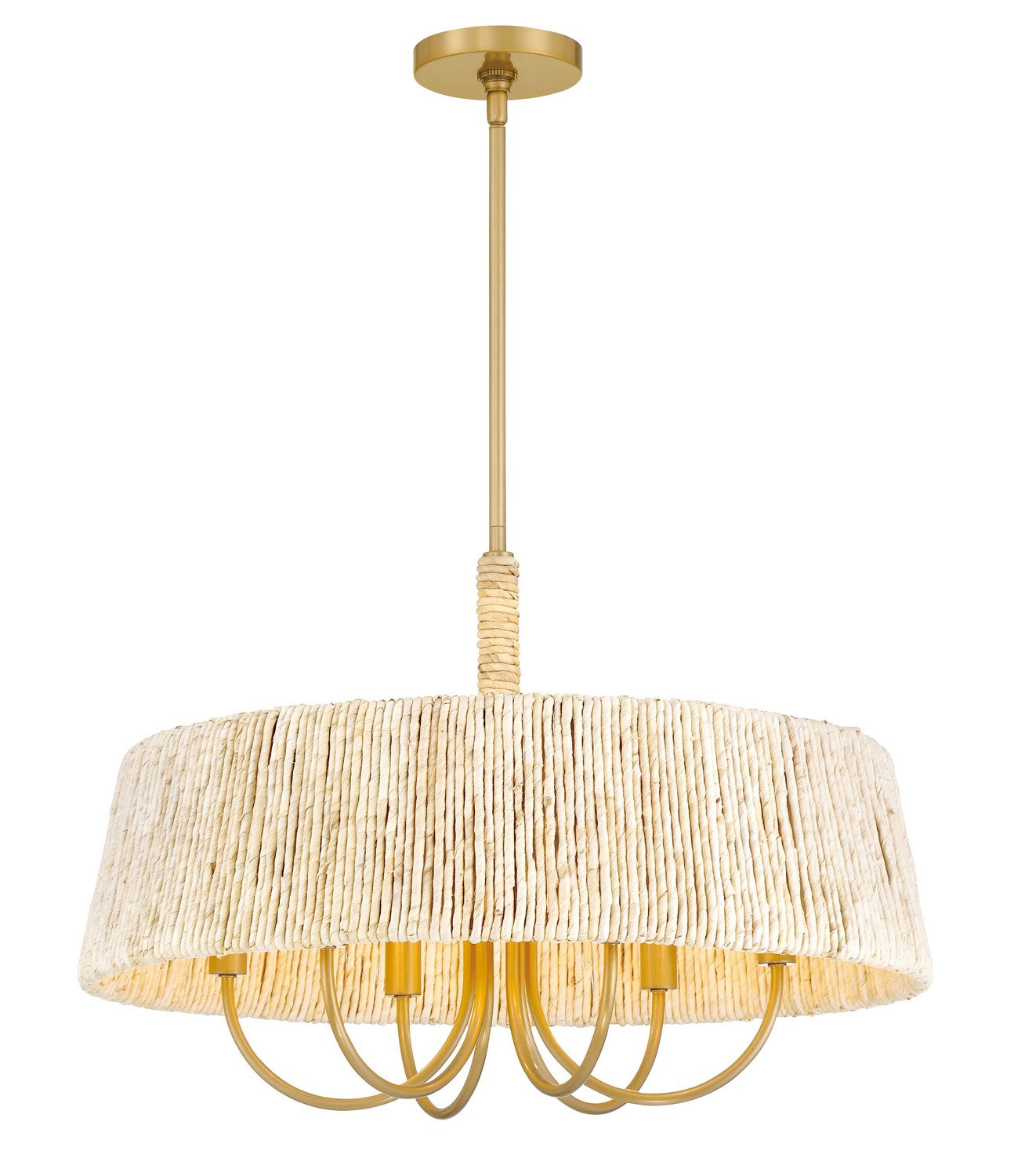 Minka-Lavery - 3605-732 - Six Light Pendant - Hellia - Legacy Brass