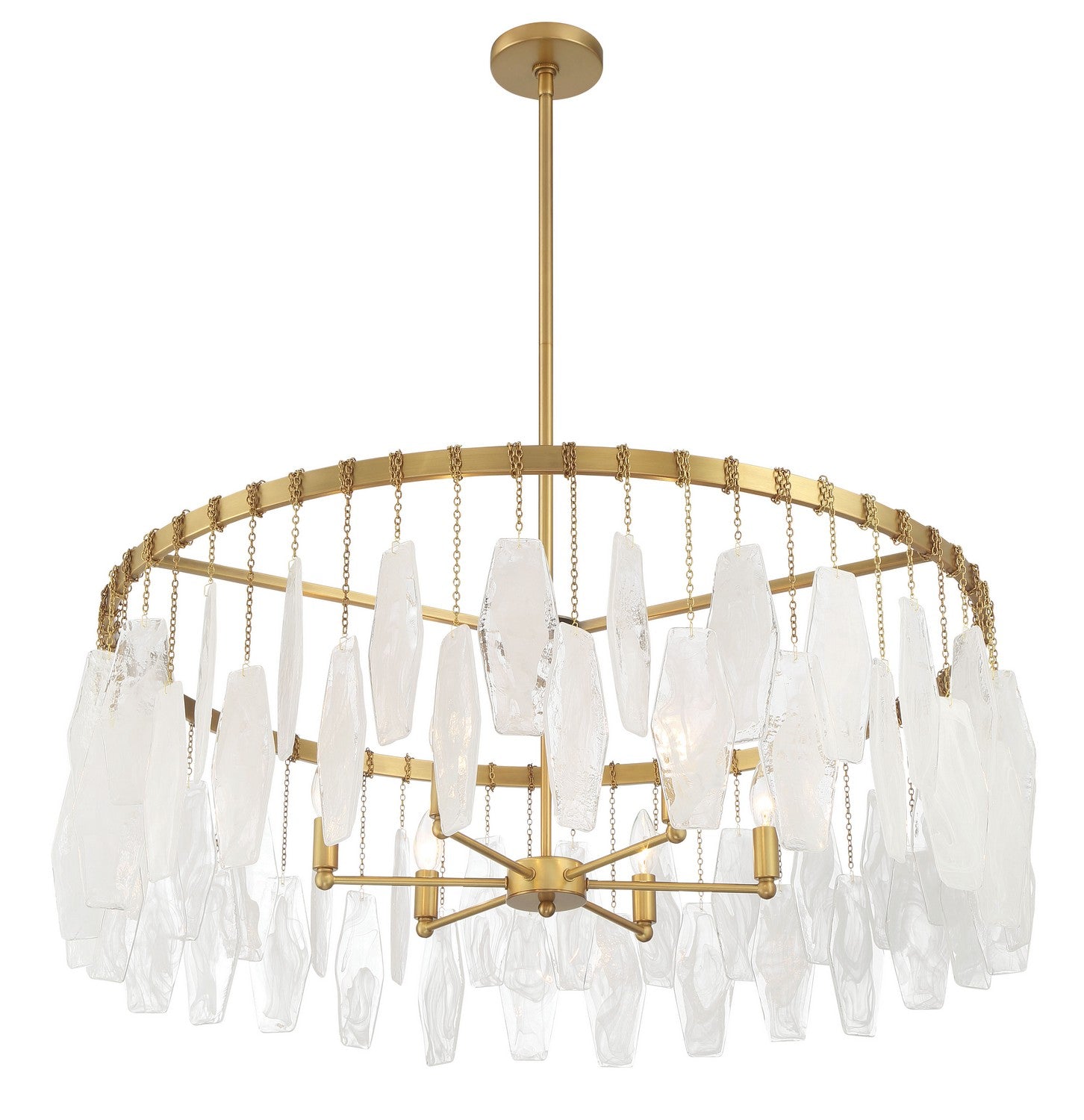 Minka-Lavery - 3626-732 - Six Light Pendant - Willow - Legacy Brass