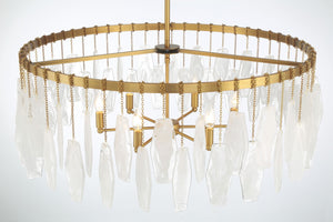 Minka-Lavery - 3626-732 - Six Light Pendant - Willow - Legacy Brass