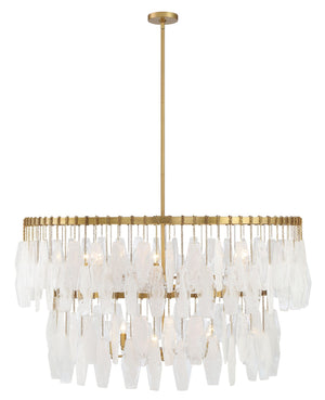 Minka-Lavery - 3628-732 - 14 Light Pendant - Willow - Legacy Brass