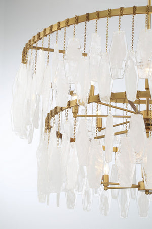 Minka-Lavery - 3628-732 - 14 Light Pendant - Willow - Legacy Brass