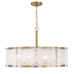 Minka-Lavery - 3636-732 - Six Light Pendant - Veil - Legacy Brass