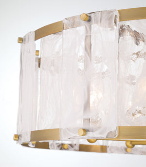 Minka-Lavery - 3636-732 - Six Light Pendant - Veil - Legacy Brass