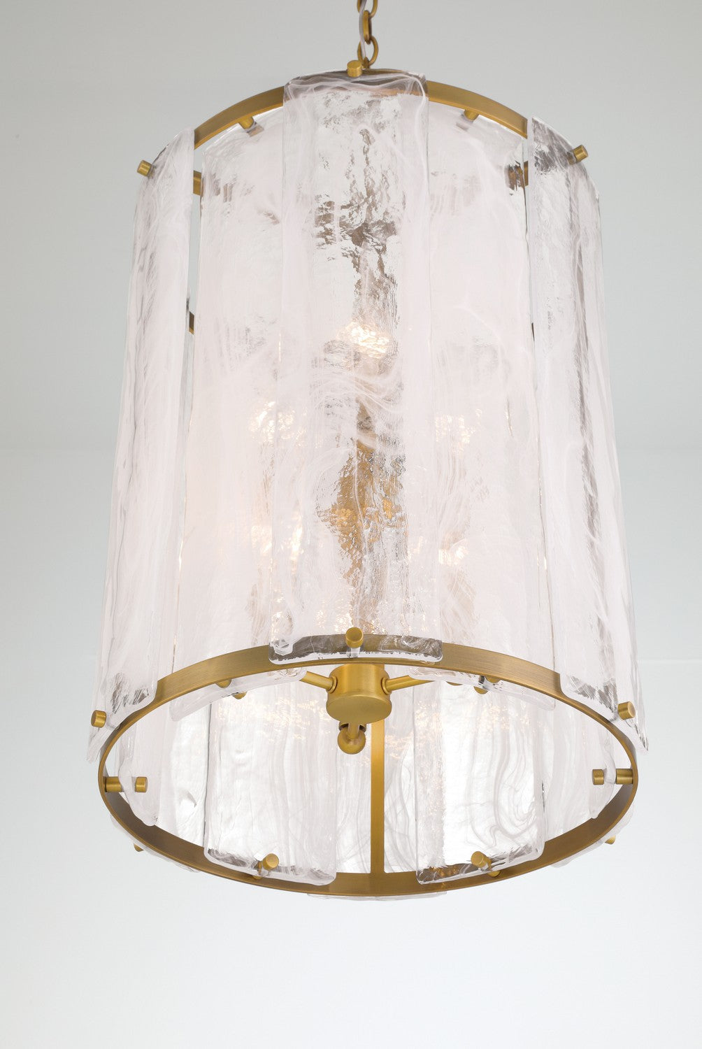 Minka-Lavery - 3637-732 - Six Light Pendant - Veil - Legacy Brass