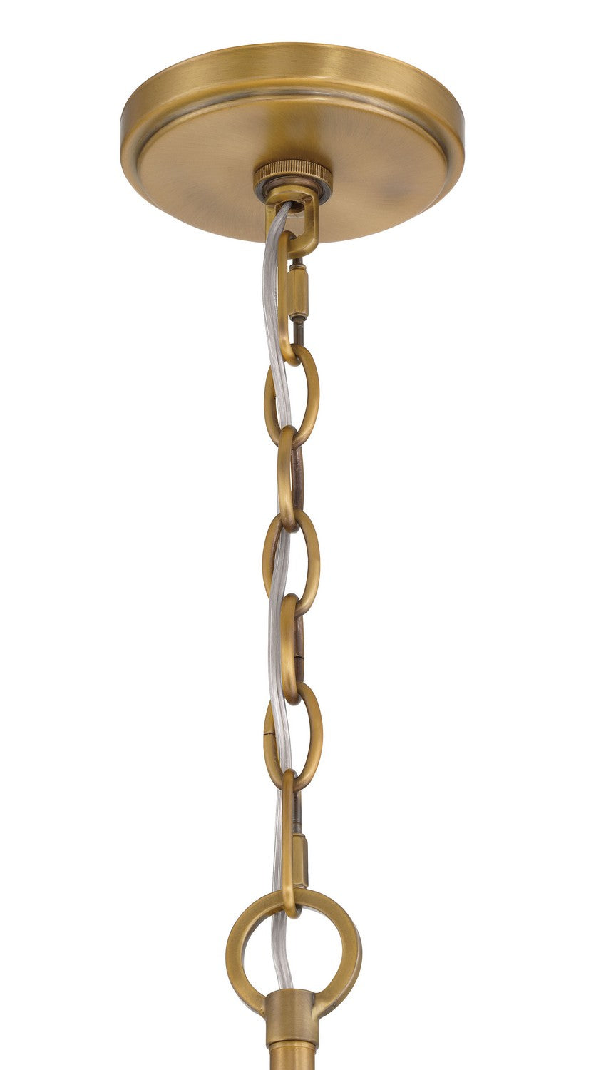 Minka-Lavery - 3637-732 - Six Light Pendant - Veil - Legacy Brass