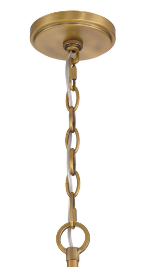 Minka-Lavery - 3637-732 - Six Light Pendant - Veil - Legacy Brass