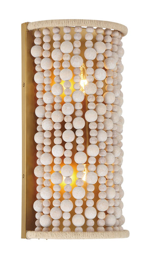 Minka-Lavery - 3642-870 - Two Light Wall Sconce - Horsmore - Painted Legacy Brass