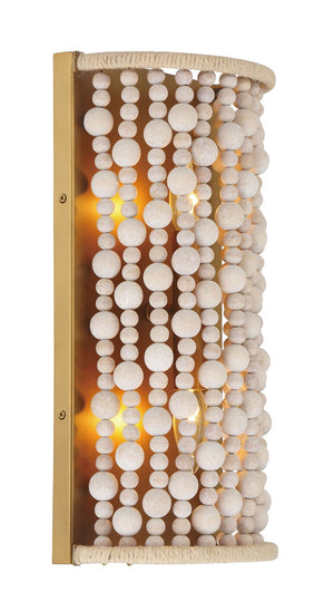 Minka-Lavery - 3642-870 - Two Light Wall Sconce - Horsmore - Painted Legacy Brass