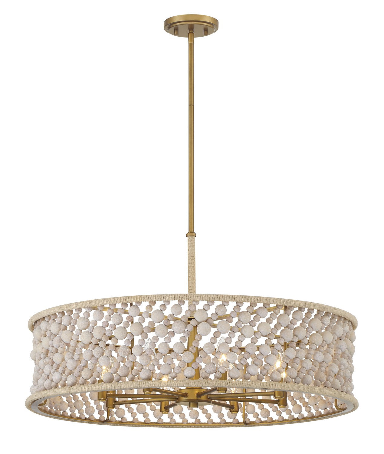 Minka-Lavery - 3646-870 - Eight Light Pendant - Horsmore - Painted Legacy Brass