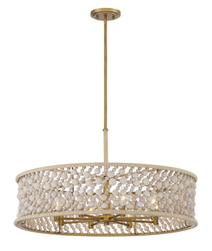Minka-Lavery - 3646-870 - Eight Light Pendant - Horsmore - Painted Legacy Brass