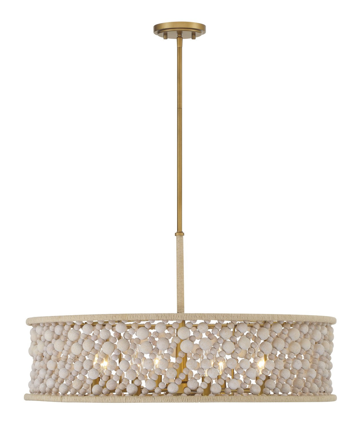 Minka-Lavery - 3646-870 - Eight Light Pendant - Horsmore - Painted Legacy Brass
