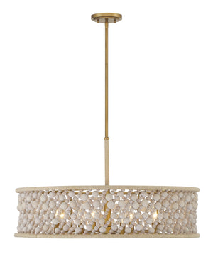 Minka-Lavery - 3646-870 - Eight Light Pendant - Horsmore - Painted Legacy Brass