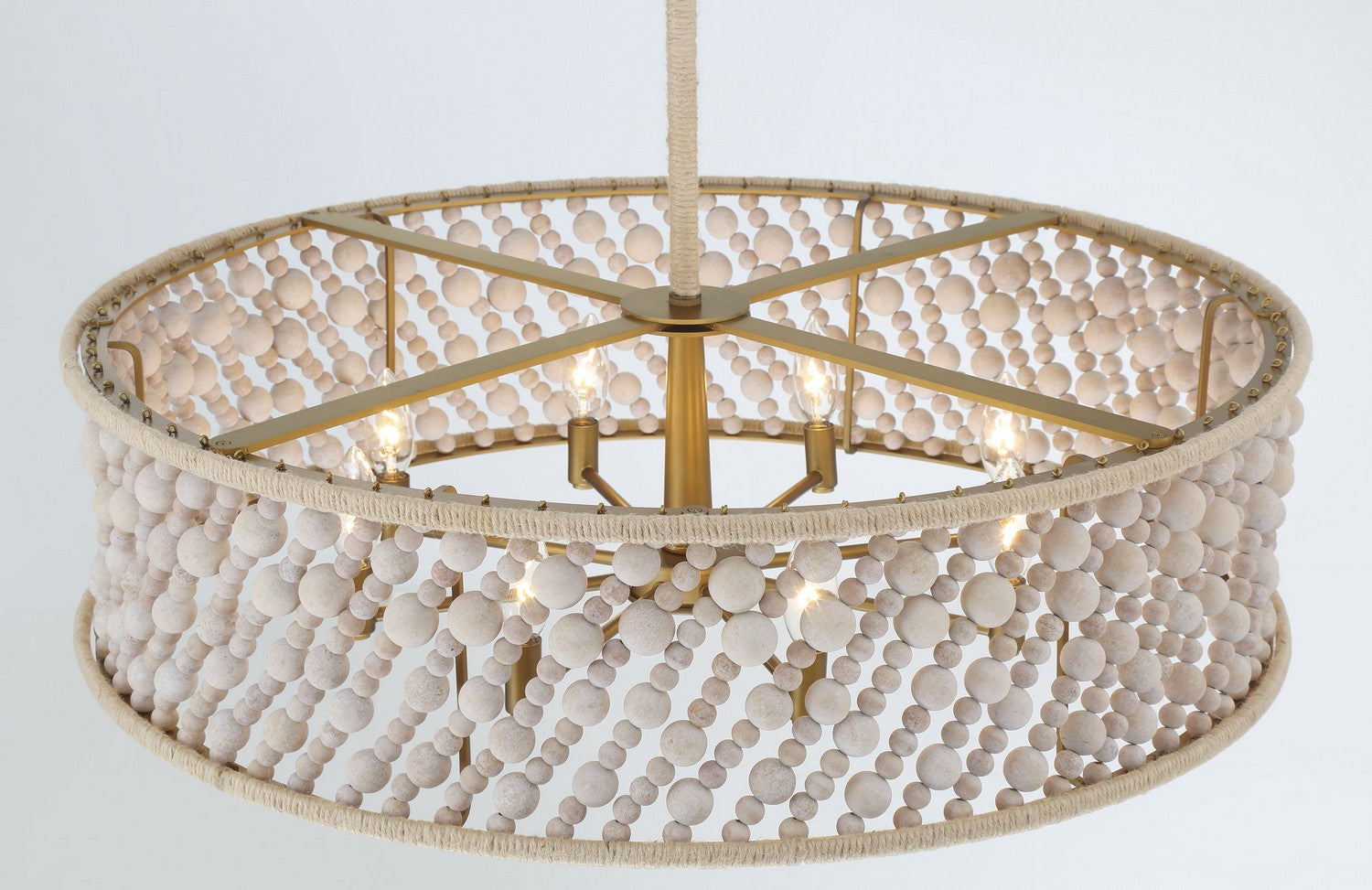 Minka-Lavery - 3646-870 - Eight Light Pendant - Horsmore - Painted Legacy Brass